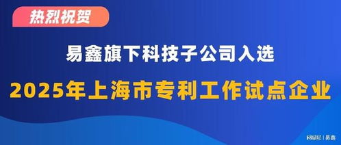 科技創(chuàng)新實力再獲認可 易鑫集團成功入選上海市專利工作試點企業(yè)